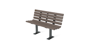 4' Contour Bench with Backrest
