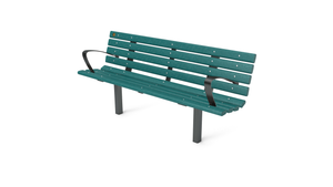6' Contour Bench with Backrest