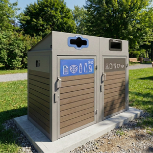Bin enclosure for 95gal rollout bins