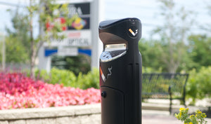 Ashguard SG Cigarette Receptacle, Black