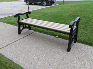 Banc/Siège,Heritage 6 Sans dossier, avec deux bras,Standard