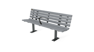 6' Contour Bench with Backrest