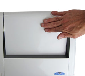 105 litre square metal bin