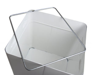 105 litre square metal bin