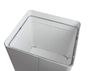 Bac métallique carré de 54 litres