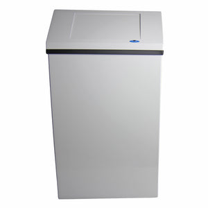 50 litre stainless steel metal wall bin