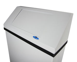 Poubelle murale en Acier – 76 litres