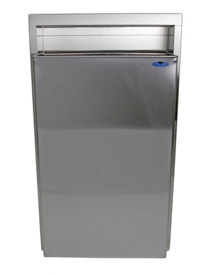 50 litre semi-recessed wall container