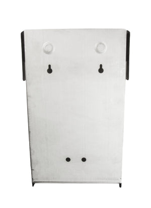 Bac mural pour fibres sanitaires