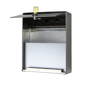 Small wall ashtray – Stainless steel