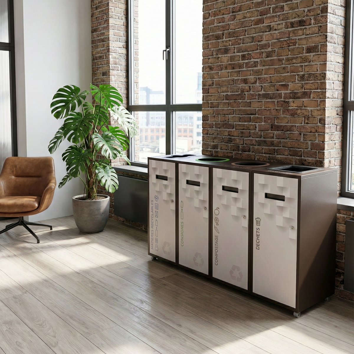 LOUNGE collection in a corporate setting