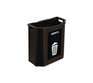 Le Mousquetaire  -  Corbeille murale à déchets 95L