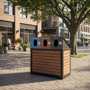 Îlots de tri collection TRANSIT installés dans un couloir — solution pour espaces de passage