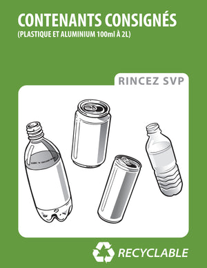 Pictogramme 8,5 x 11 - Bilingue