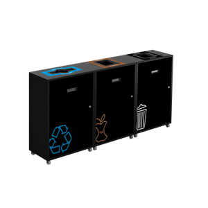 Lounge Linea | Slim Multi-Stream Recycling Station - 87 L