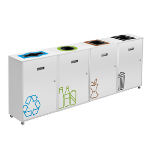 Lounge Linea | Slim Multi-Stream Recycling Station - 87 L