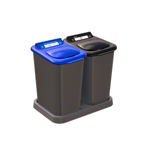 Îlot de tri Mobilia 2 x 26 litres - Recyclage et déchets