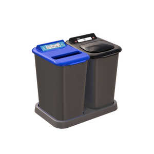 Îlot de tri Mobilia 2 x 26 litres - Recyclage et déchets