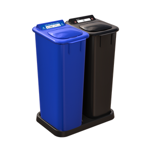 Îlot de tri Mobilia 2 x 58 litres - Recyclage et déchets