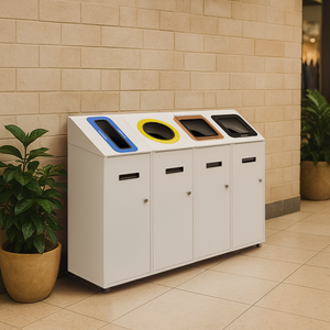 Transit Classic | Recycling Station with Sloped Lid - 58 L