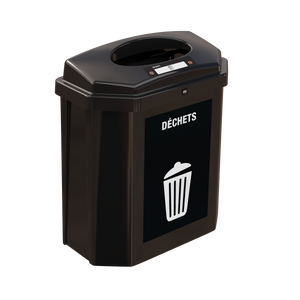 Le Mousquetaire  -  Corbeille murale à déchets 95L