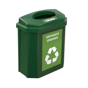 Le Mousquetaire  -  Corbeille murale à déchets 95L