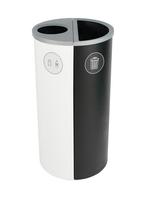 Îlot de récupération Spectrum Ellipse Slim – 2 voies de 30 litres