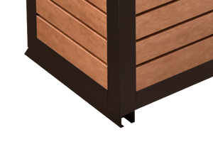 Îlot de récupération Le Montérégien - Aluminium 3 voies de 87 Litres