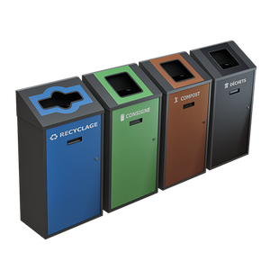 Module Transit Latéral Mural – 4 voies de 58 Litres