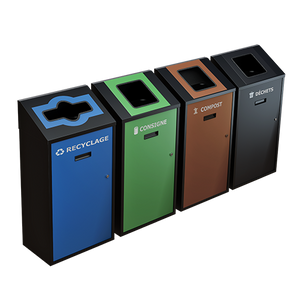 Module Transit Latéral Mural – 4 voies de 58 Litres