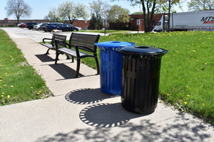 Poubelle Urbaine Noire