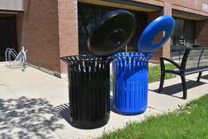 Poubelle Urbaine Noire