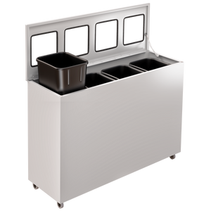 Îlot de récupération Le Shack – 4 voies de 58 litres