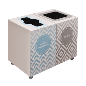 Îlot de récupération Lounge – 2 voies de 26 litres