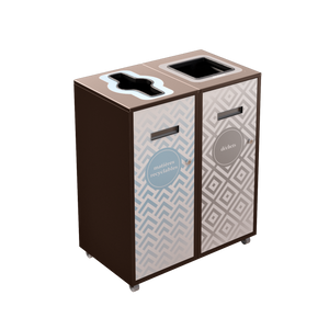 Lounge recovery island – 2 x 58 litre channels