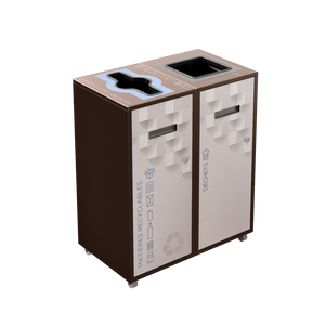 Lounge recovery island – 2 x 58 litre channels