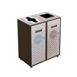 Lounge recovery island – 2 x 58 litre channels