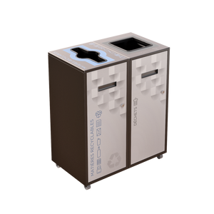 Lounge recovery island – 2 x 58 litre channels