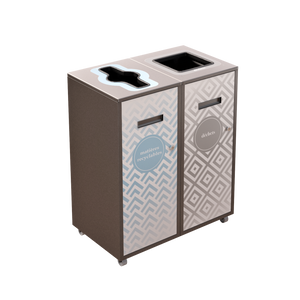 Lounge recovery island – 2 x 58 litre channels