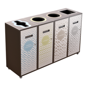 Lounge recovery island – 4 x 58 litre channels