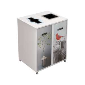 Lounge recovery island – 2 x 87 litre channels