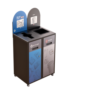 Lounge Classique avec panneau | Ilot de tri intérieur - 58L