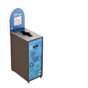 Lounge Classique avec panneau | Ilot de tri intérieur - 87L