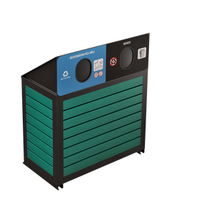 Îlot de récupération Le Charlevoix - Aluminium 2 voies de 110 Litres