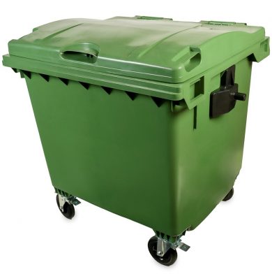 Conteneur poubelle plastique 45L compatible restauration collective
