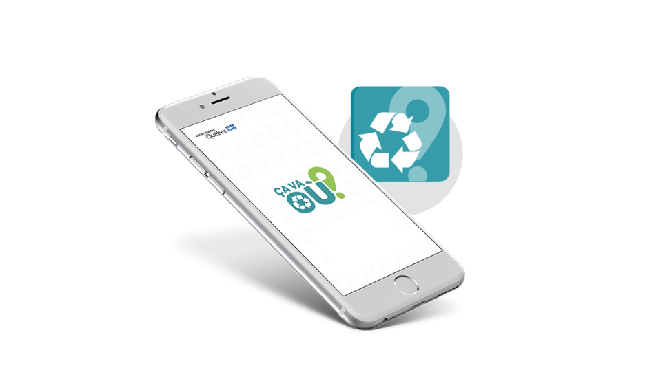 Recyc-Québec lance l'application mobile Ça va Où ?