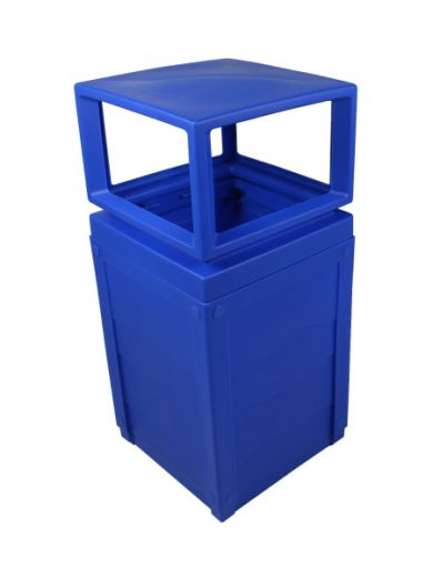 Outdoor Garbage Unit Evolve Canopy Blue NI Products