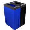NI Produits - Corbeille Bleue et Noire de tri sélectif Evolve Cube Slim 2 voies
